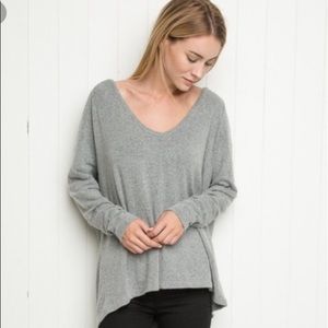 Brandy Melville V neck long sleeve comfy shirt